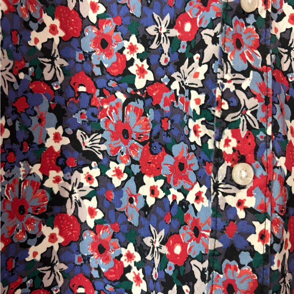 J. Crew Multicolor Floral Men's Shirt - Picture 4 of 4